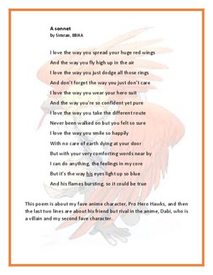 A sonnet